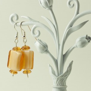 Dangle Bead Earrings – Marigold